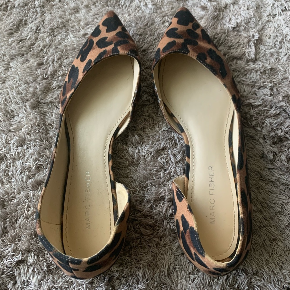 Marc Fisher Cheetah Print Flats